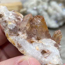 Load image into Gallery viewer, Red / Tangerine Quartz Cluster #128
