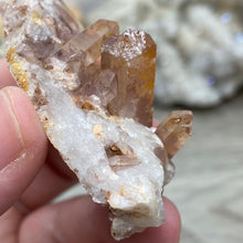 Load image into Gallery viewer, Red / Tangerine Quartz Cluster #128
