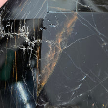 Cargar imagen en el visor de la galería, Black Tourmaline with Hematite and Feldspar Tower #05
