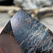 Load image into Gallery viewer, Black Tourmaline with Hematite and Feldspar Tower #06
