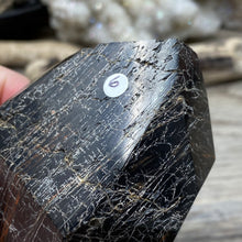 Load image into Gallery viewer, Black Tourmaline with Hematite and Feldspar Tower #06
