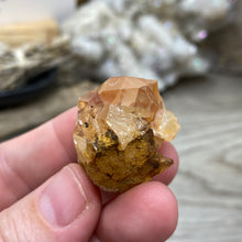 Load image into Gallery viewer, Red / Tangerine Quartz Cluster #143
