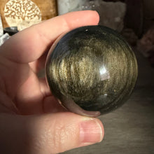 Bild in Galerie-Viewer laden, Gold Sheen Obsidian 57mm Sphere #05
