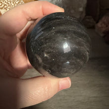 Bild in Galerie-Viewer laden, Silver Sheen Obsidian 60mm Sphere #06
