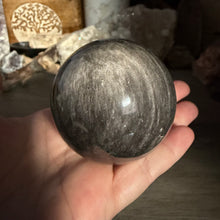Bild in Galerie-Viewer laden, Silver Sheen Obsidian 60mm Sphere #06

