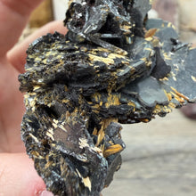 Bild in Galerie-Viewer laden, Hematite with Exposed Golden Rutile #01
