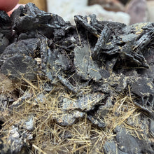 Bild in Galerie-Viewer laden, Hematite with Exposed Golden Rutile #05
