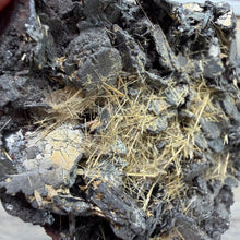 Bild in Galerie-Viewer laden, Hematite with Exposed Golden Rutile #05
