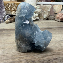 Carica l'immagine nel visualizzatore di Gallery, Celestite Semi-Polished Standing Freeform
