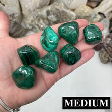 将图像加载到图库查看器中，Malachite Medium Tumbles
