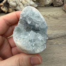 Load image into Gallery viewer, Celestite Semi-Polished Egg #05
