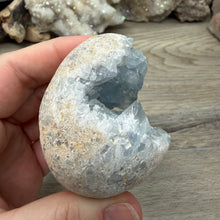 Load image into Gallery viewer, Celestite Semi-Polished Egg #05
