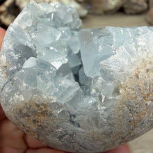 Load image into Gallery viewer, Celestite Semi-Polished Egg #05
