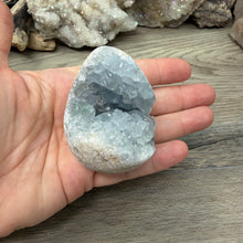 Load image into Gallery viewer, Celestite Semi-Polished Egg #05
