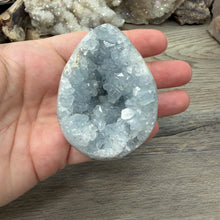 Load image into Gallery viewer, Celestite Semi-Polished Egg #04
