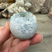 Load image into Gallery viewer, Celestite Semi-Polished Egg #03

