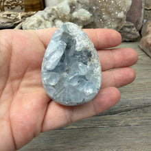 Load image into Gallery viewer, Celestite Semi-Polished Egg #01
