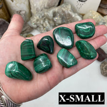 Load image into Gallery viewer, Malachite X-Small Tumbles
