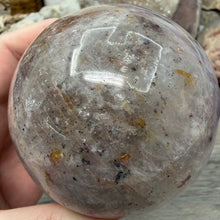 Cargar imagen en el visor de la galería, Amethyst with Goethite 79mm Sphere
