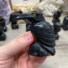 Load image into Gallery viewer, Black Onyx 2.5&quot; Ravens from Peru
