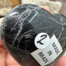 Bild in Galerie-Viewer laden, Black Tourmaline with Hematite Heart #02
