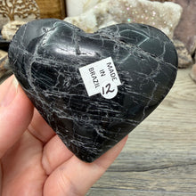 Carica l'immagine nel visualizzatore di Gallery, Black Tourmaline with Hematite Heart #12
