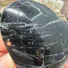 Carica l'immagine nel visualizzatore di Gallery, Black Tourmaline with Hematite Heart #12
