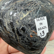 Carica l'immagine nel visualizzatore di Gallery, Black Tourmaline with Hematite Heart #13
