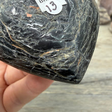 Carica l'immagine nel visualizzatore di Gallery, Black Tourmaline with Hematite Heart #13
