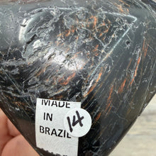 Carica l'immagine nel visualizzatore di Gallery, Black Tourmaline with Hematite Heart #14
