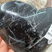 Carica l'immagine nel visualizzatore di Gallery, Black Tourmaline with Hematite Heart #15
