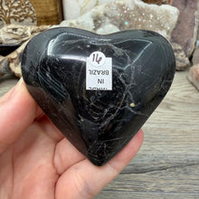 Carica l'immagine nel visualizzatore di Gallery, Black Tourmaline with Hematite Heart #16
