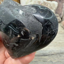Carica l'immagine nel visualizzatore di Gallery, Black Tourmaline with Hematite Heart #16
