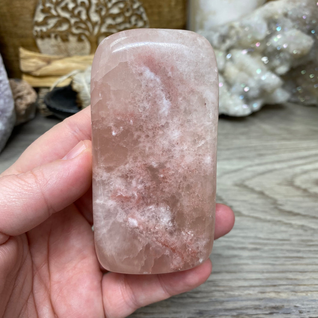 Rose Calcite Freeform #08