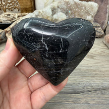 Carica l'immagine nel visualizzatore di Gallery, Black Tourmaline with Hematite Heart #20
