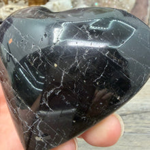 Carica l'immagine nel visualizzatore di Gallery, Black Tourmaline with Hematite Heart #21
