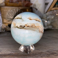 Load image into Gallery viewer, Blue Aragonite 65mm Sphere #03
