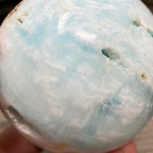 Load image into Gallery viewer, Blue Aragonite 65mm Sphere #03
