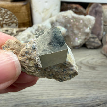 Load image into Gallery viewer, Cubic Pyrite on Matrix from Spain #01
