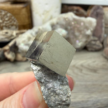 Bild in Galerie-Viewer laden, Cubic Pyrite on Matrix from Spain #02
