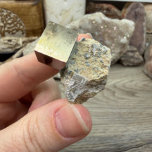 Load image into Gallery viewer, Cubic Pyrite on Matrix from Spain #04
