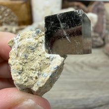 Load image into Gallery viewer, Cubic Pyrite on Matrix from Spain #04
