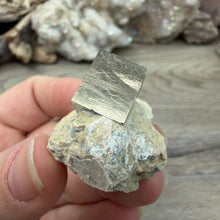 Carica l'immagine nel visualizzatore di Gallery, Cubic Pyrite on Matrix from Spain #07
