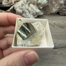 Carica l'immagine nel visualizzatore di Gallery, Cubic Pyrite on Matrix from Spain #07
