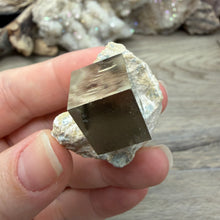 Carica l'immagine nel visualizzatore di Gallery, Cubic Pyrite on Matrix from Spain #08
