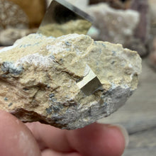 Bild in Galerie-Viewer laden, Cubic Pyrite on Matrix from Spain #11

