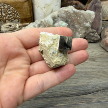 Bild in Galerie-Viewer laden, Cubic Pyrite on Matrix from Spain #11
