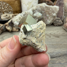 将图像加载到图库查看器中，Cubic Pyrite on Matrix from Spain #12
