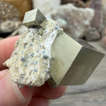 将图像加载到图库查看器中，Cubic Pyrite on Matrix from Spain #12

