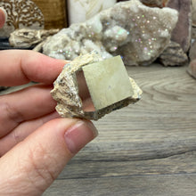 将图像加载到图库查看器中，Cubic Pyrite on Matrix from Spain #13
